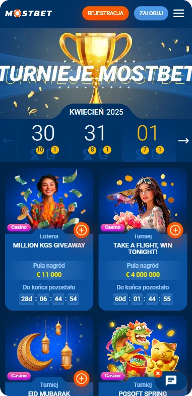 Mostbet turnieje